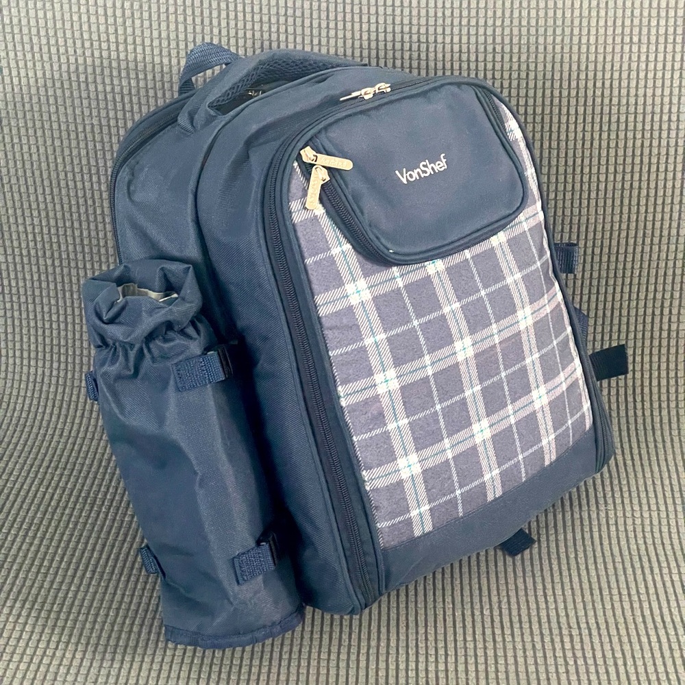 VonShef Picnic Backpack - 20 Pieces! 🧺🎒🍽